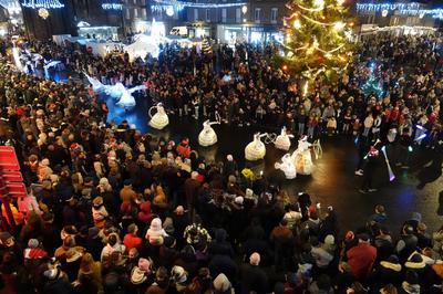 Parade nocturne de noël à Vire Normandie