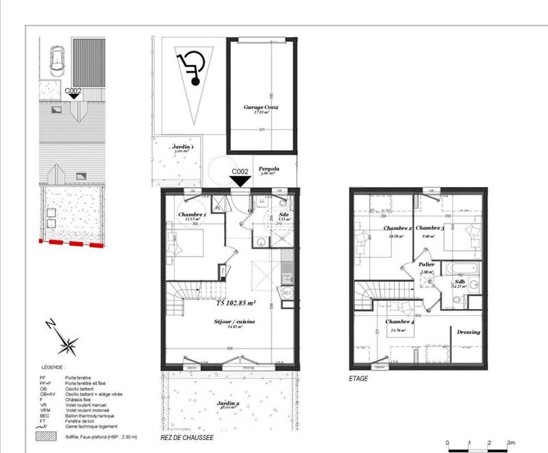 Maison - 94 m² - 5 pièces