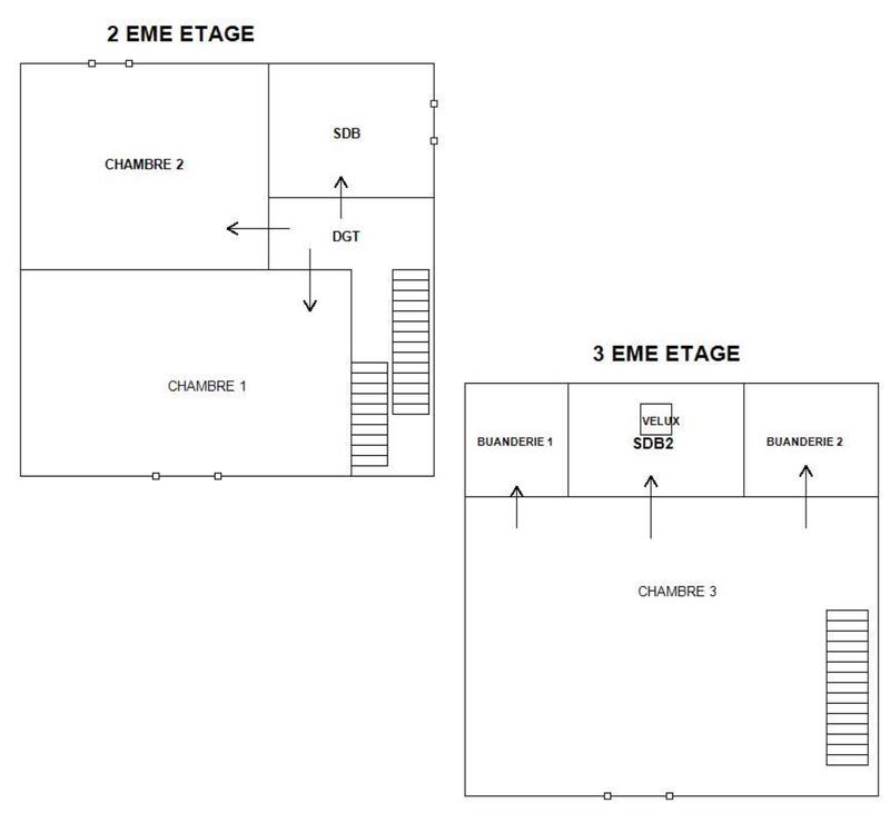 Maison - 100 m² - 3 pièces