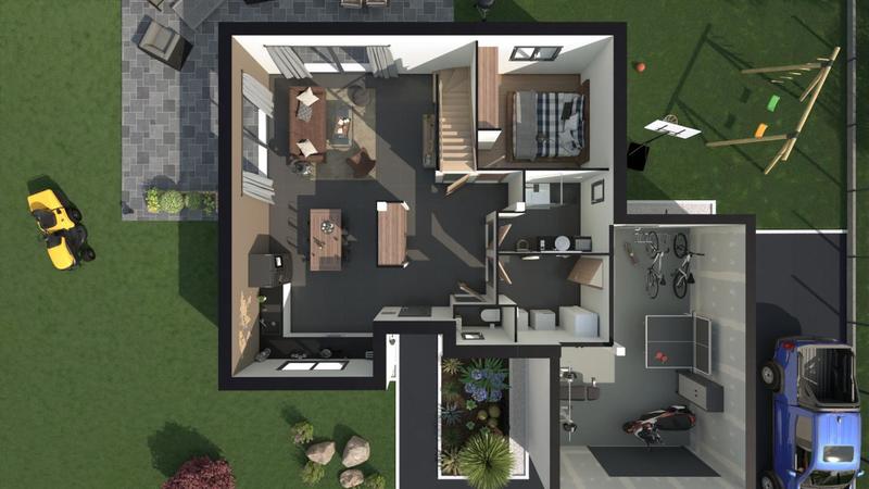 Terrain constructible - 950 m²