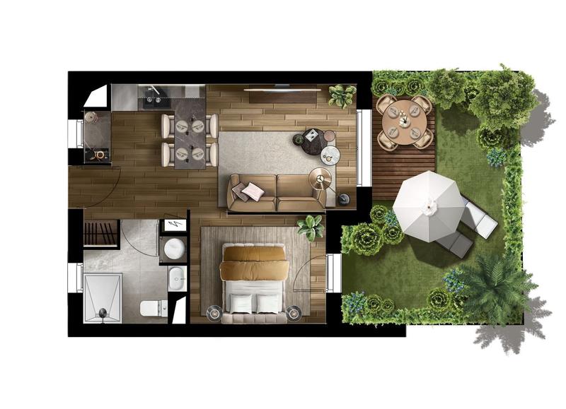 Maison - 48 m² - 3 pièces