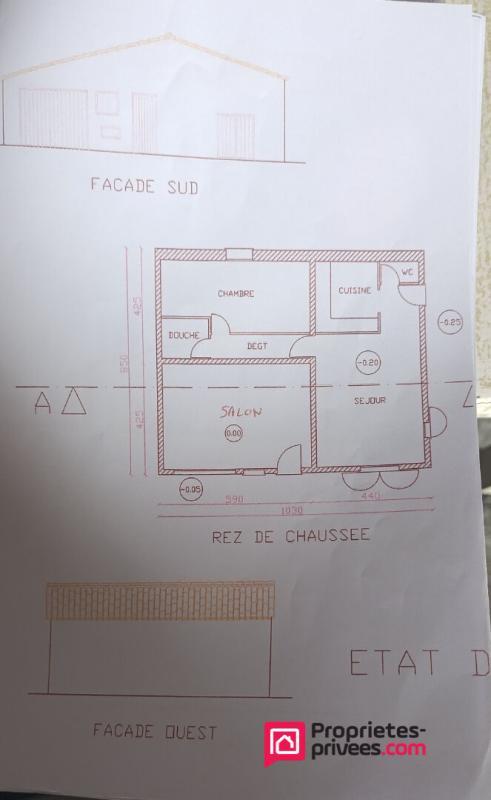 Terrain constructible - 4 150 m²