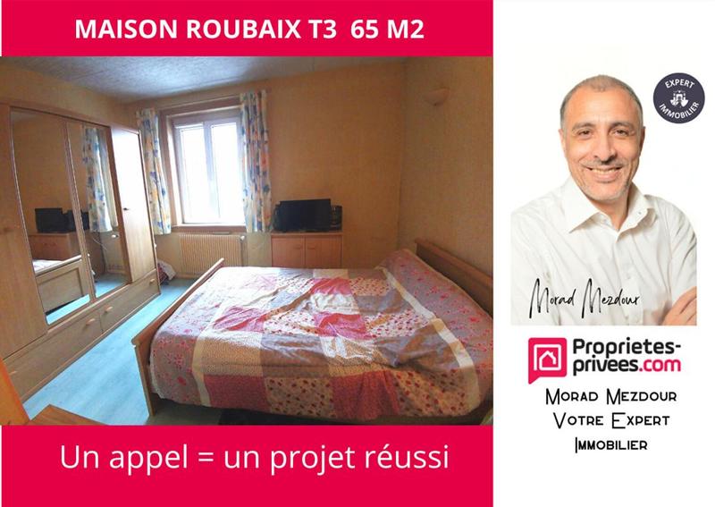 Maison - 65 m² - 3 pièces