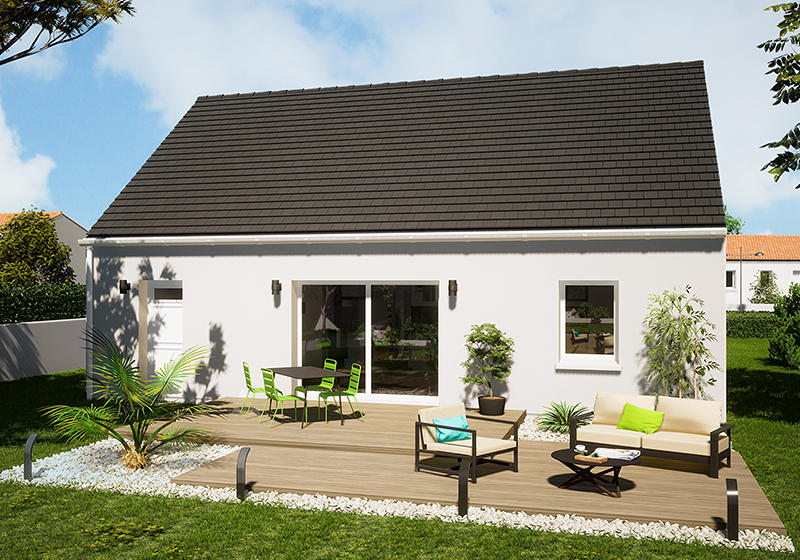 Maison - 71 m² - 3 pièces