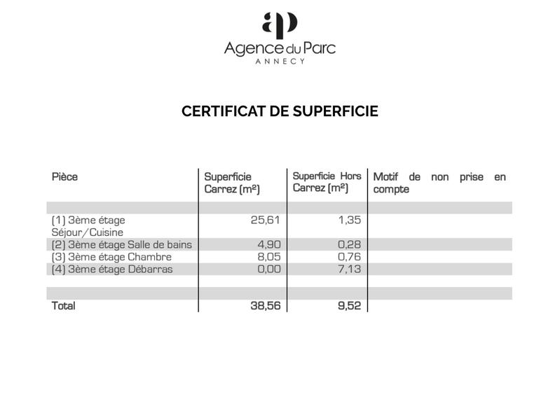 Appartement - 39 m² - 2 pièces