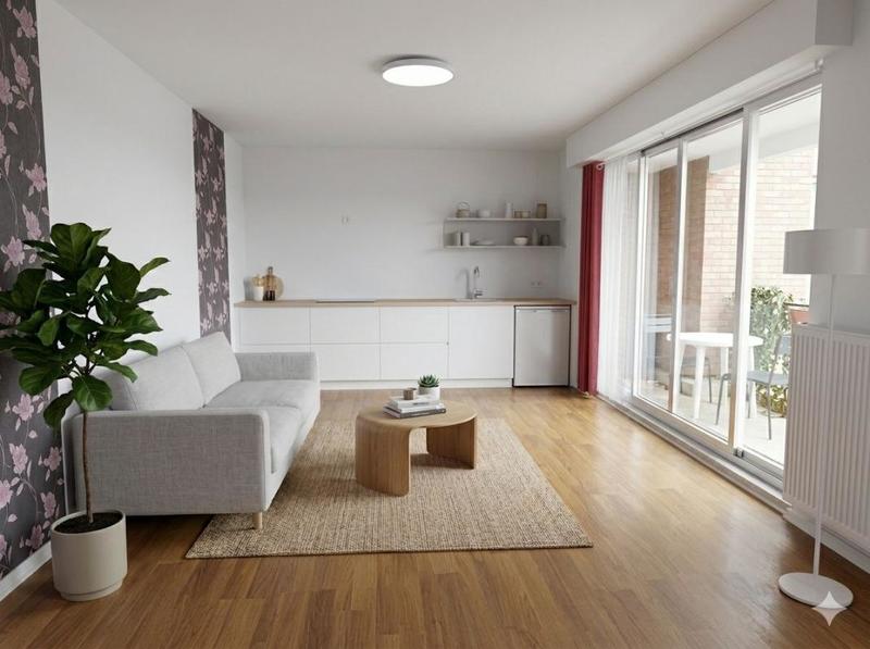 Studio - 46 m² - 1 pièce