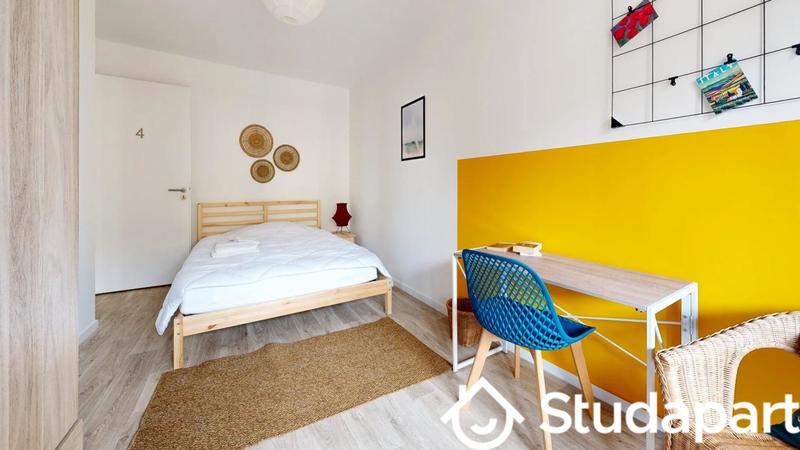 Chambre - 10 m² - 1 pièce