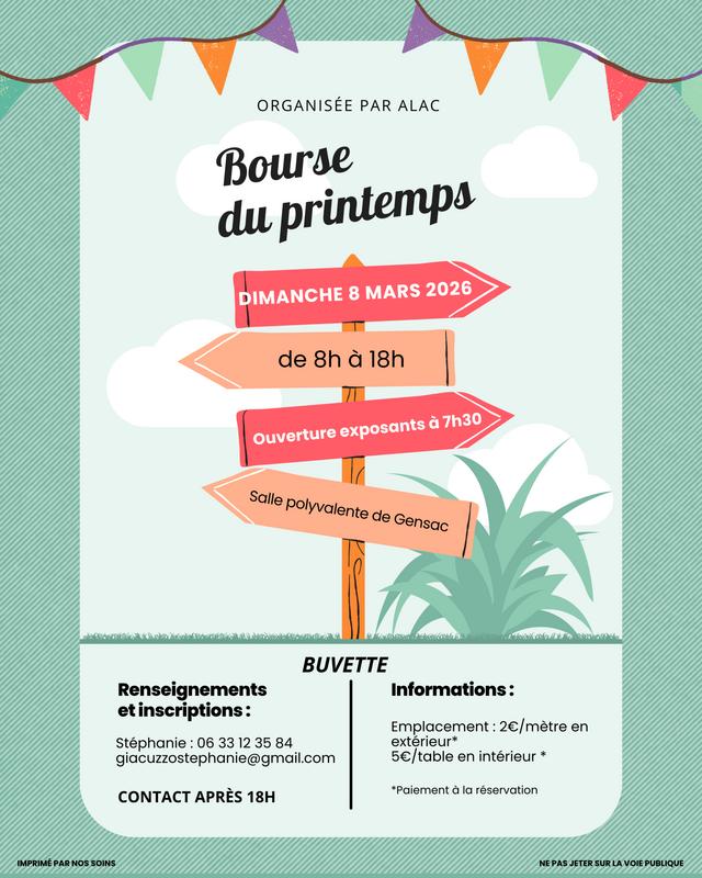 Vide grenier de printemps