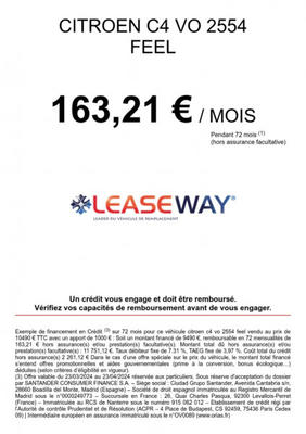 Citroën C4 Bluehdi 100ch Feel