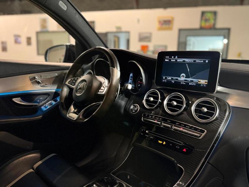 Mercedes Glc Coupé 63 s Amg 3.0i V8 4matic+ 9g-Tronic 510ch Burmester, Toit ouvrant, Echappement sport