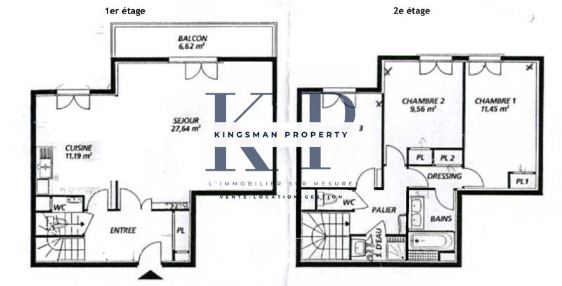 Duplex - 92 m² - 4 pièces