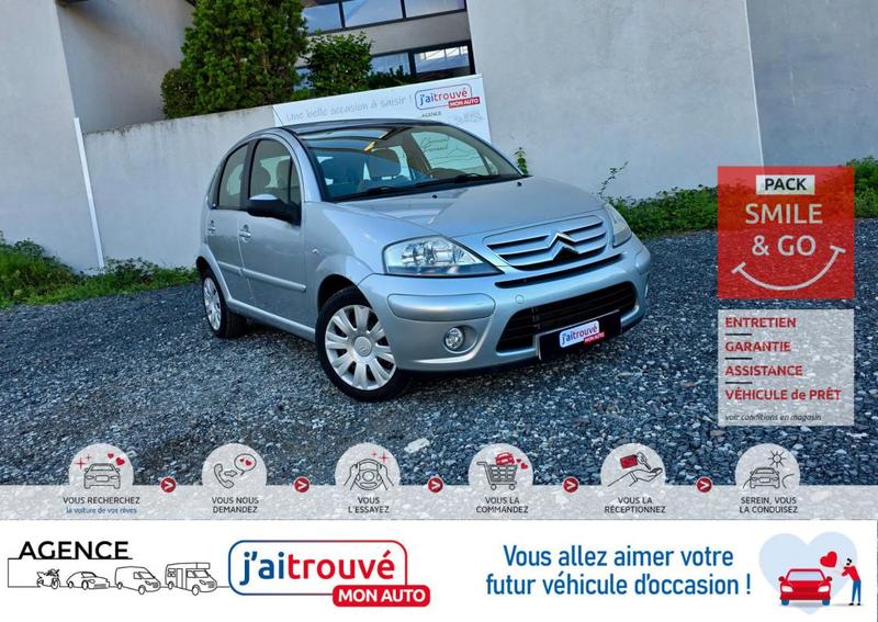 Citroën C3 Edition Exclusive*Véhicule sous garantie 6 mois*feu et essuie glace auto*Kit de distribution Ok*Dernier entretien Ct Ok*Climatisation*Autoradio*Vitres électriques*Prise 12v*Roue secours*Abs*Esp