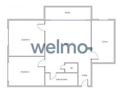 Appartement - 82 m² - 3 pièces