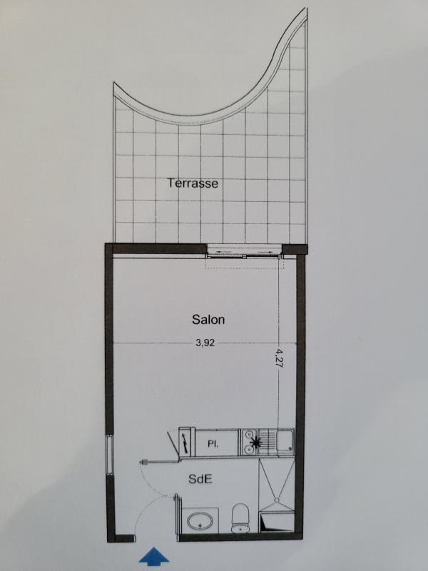 Studio - 22 m² - 1 pièce