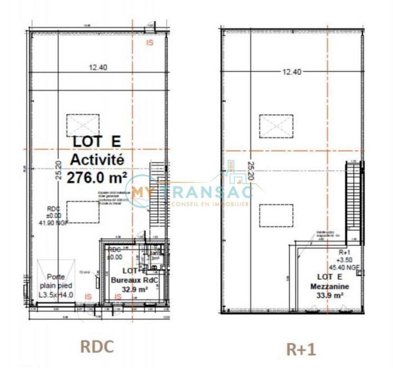Local d'activité / Entrepôt - 343 m²