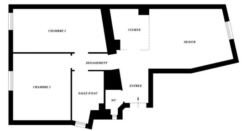 Appartement - 53 m² - 3 pièces