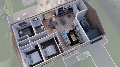 Maison - 90 m² - 4 pièces