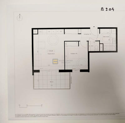 Appartement - 49 m² - 2 pièces