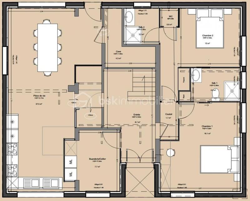 Maison - 270 m² - 11 pièces