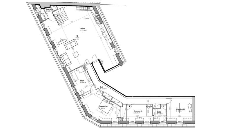 Appartement - 157 m² - 4 pièces