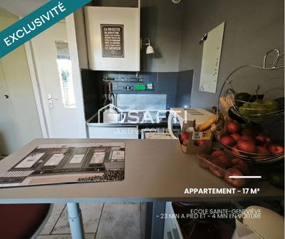Appartement - 17 m² - 1 pièce