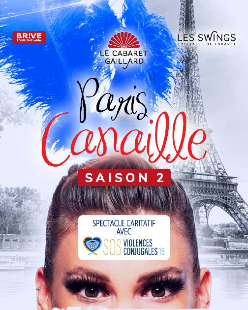 Soirée caritative Sos violences 19-Paris Canaille-Cabaret les Swings-diner spectacle (Le Cabaret Gaillard)