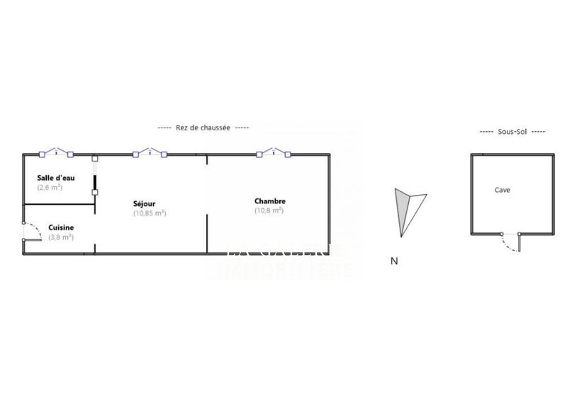 Appartement - 29 m² - 2 pièces