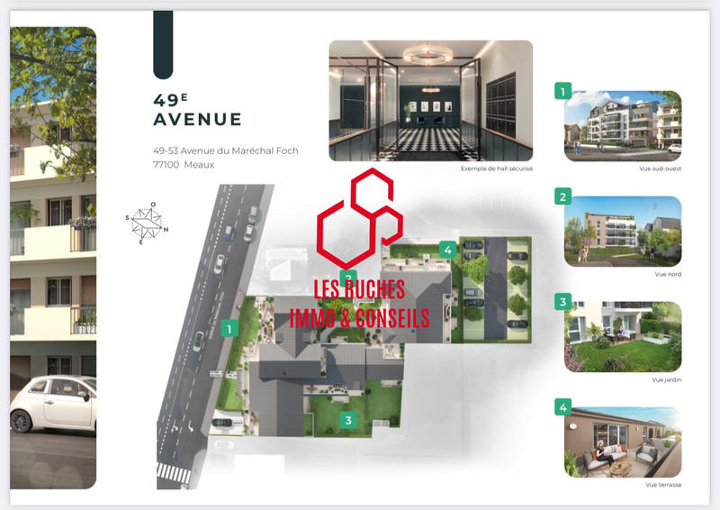 Appartement - 71 m² - 3 pièces