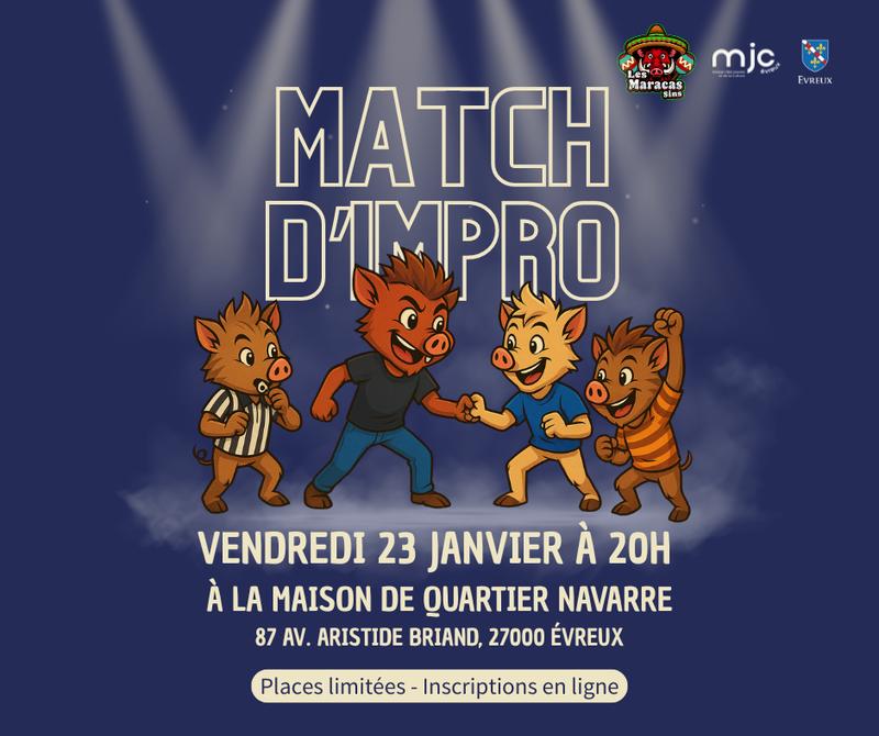 Théâtre d'improvisation avec la Mjc