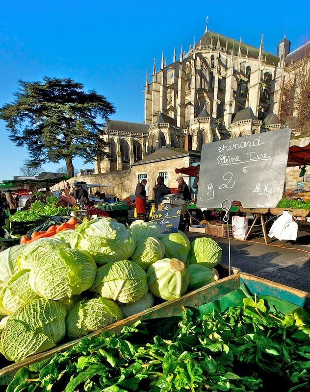 Marché des Jacobins - le Mans