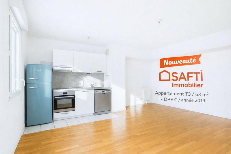 Appartement - 63 m² - 3 pièces