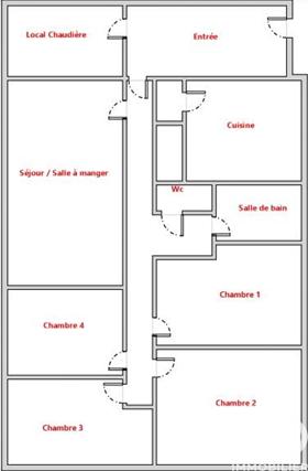 Maison - 100 m² - 5 pièces