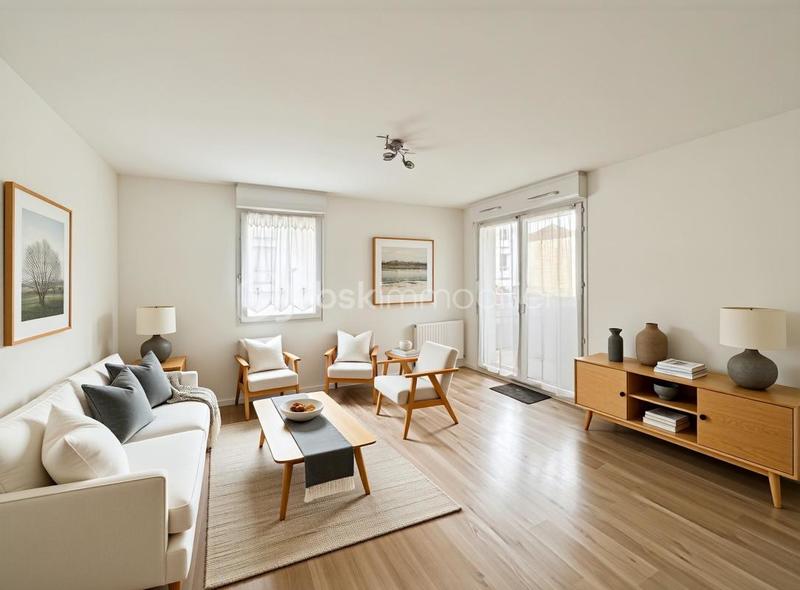 Appartement - 62 m² - 3 pièces