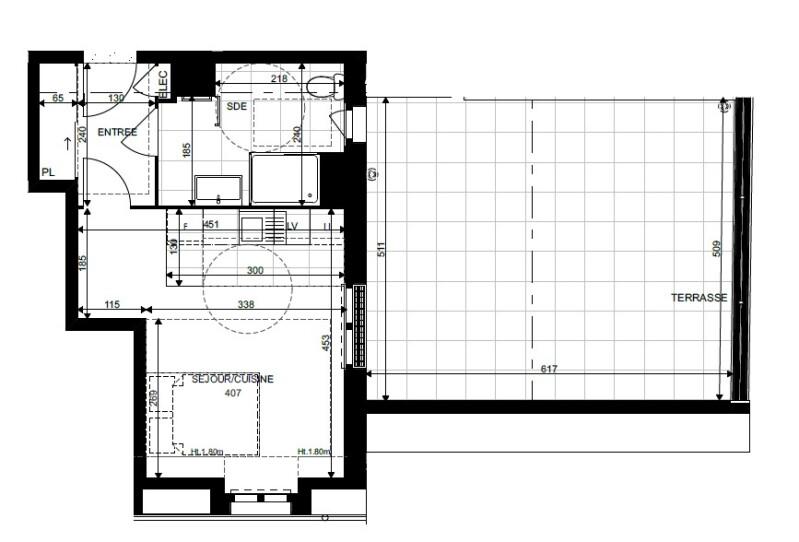 Appartement - 27 m² - 1 pièce