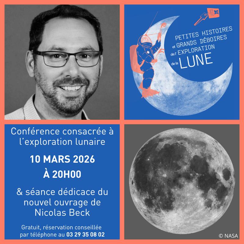Conférence consacrée à l'exploration lunaire par Nicolas Beck