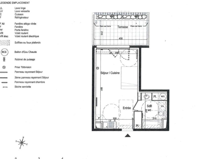 Appartement - 31 m² - 1 pièce