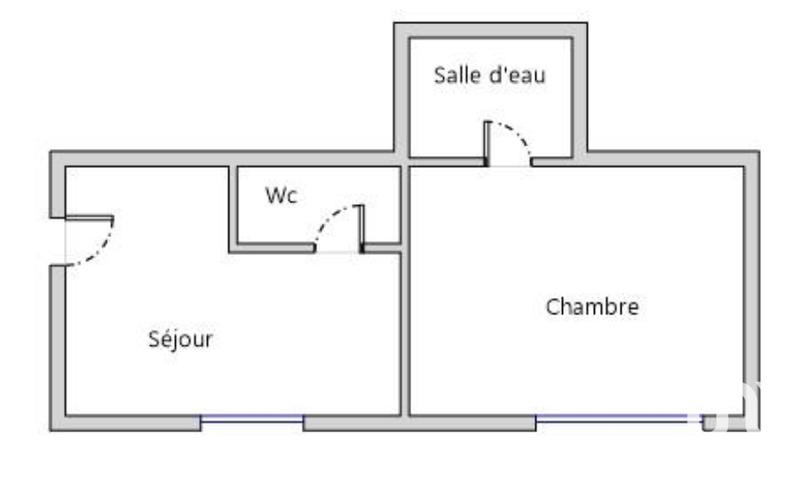 Appartement - 29 m² - 2 pièces