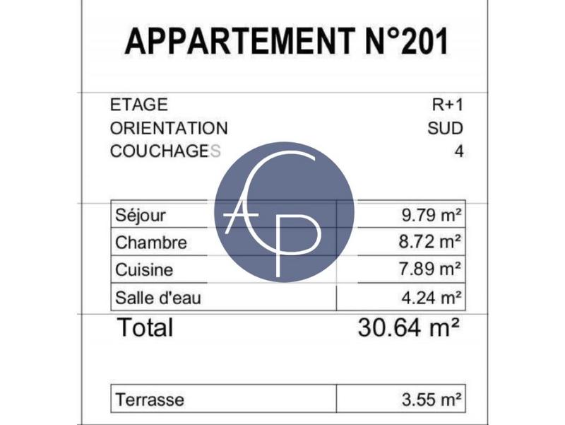 Appartement - 31 m² - 2 pièces