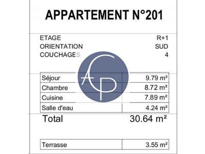 Appartement - 31 m² - 2 pièces