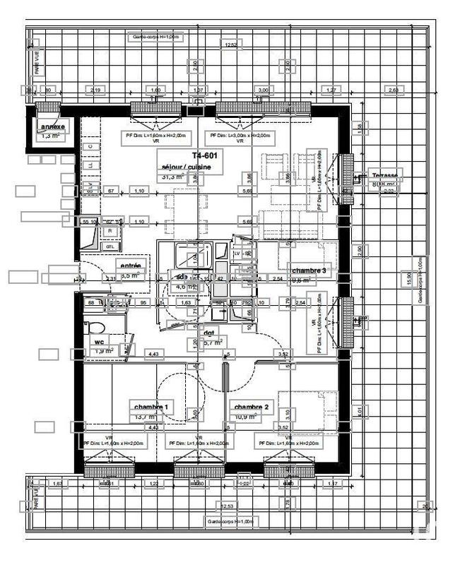 Appartement - 83 m² - 4 pièces