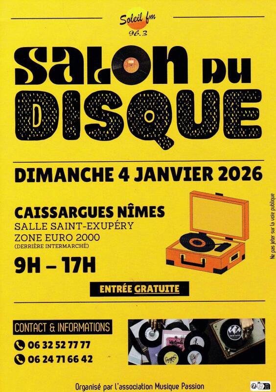 20ème édition salon du disque vinyle &amp; cd de nîmes-caissargues