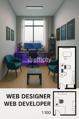 Bureau - 86 m² - 4 pièces