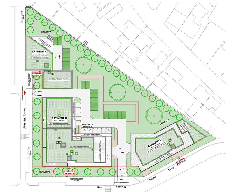 Studio - 45 m² - 2 pièces