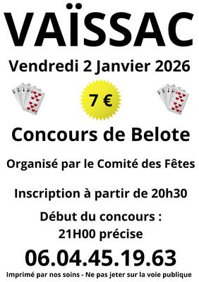 Concours Amical de Belote