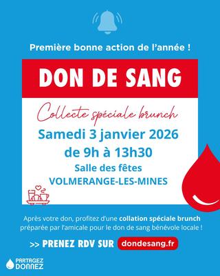 Don du sang spécial brunch