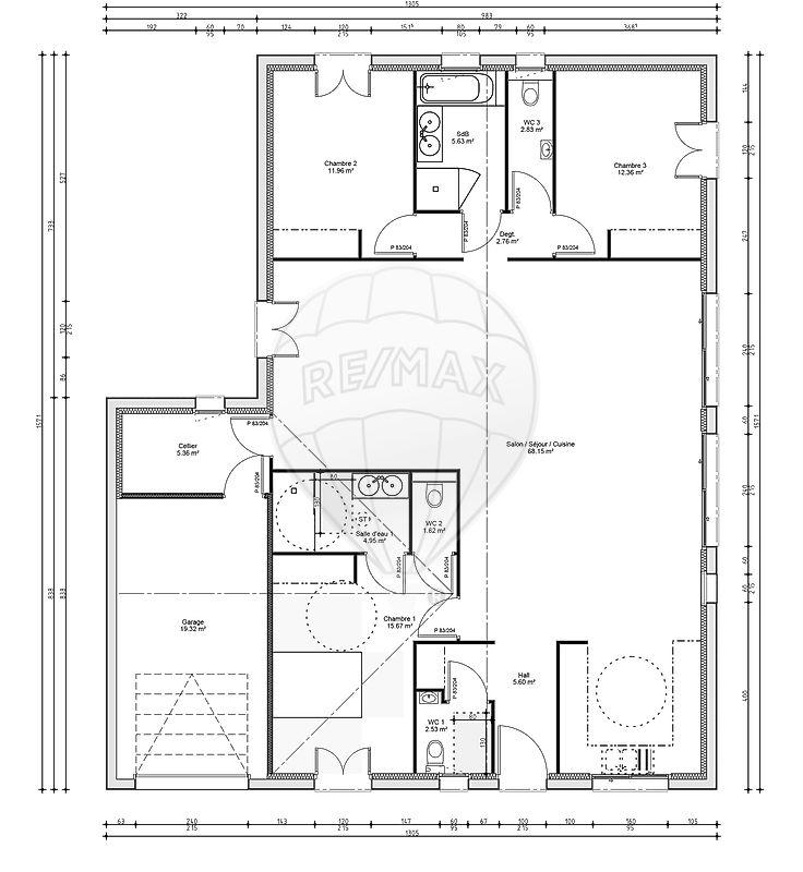 Maison - 140 m² - 5 pièces