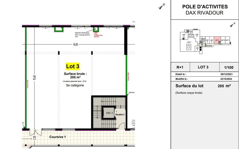 Local d'activités - 205 m²