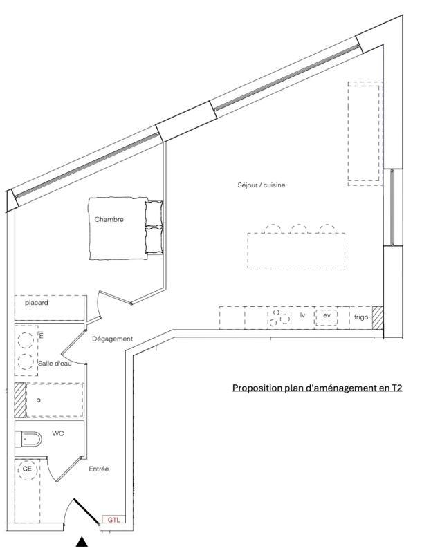 Appartement - 64 m²
