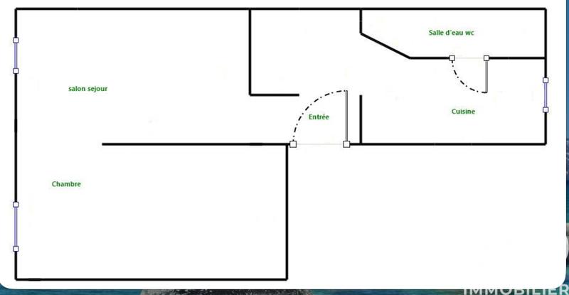 Appartement - 40 m² - 2 pièces