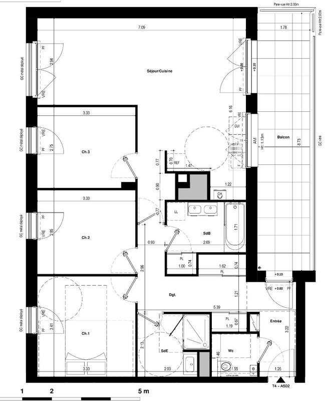 Appartement - 87 m² - 4 pièces